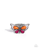 Paparazzi "Aerial Acceleration" Orange Ring Paparazzi Jewelry