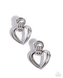 Paparazzi "Constant Calm" Silver Post Earrings Paparazzi Jewelry