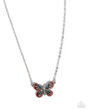 Paparazzi "Gliding Glam" Orange Necklace & Earring Set Paparazzi Jewelry