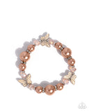 Paparazzi "Soaring Sheen" Brown Bracelet Paparazzi Jewelry