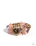 Paparazzi "Snail Shimmer" Brown Bracelet Paparazzi Jewelry