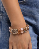 Paparazzi "Snail Shimmer" Brown Bracelet Paparazzi Jewelry