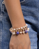 Paparazzi "Earthy Entertainer" Purple Bracelet Paparazzi Jewelry