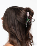 Paparazzi "Floriculture Fever" Pink Hair Clip Paparazzi Jewelry