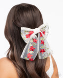Paparazzi "Garden Guardian" Red Hair Clip Paparazzi Jewelry