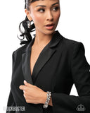 Paparazzi "Secure Sparkle" White Bracelet Paparazzi Jewelry