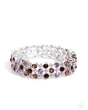 Paparazzi "Ladylike Lattice" Purple Bracelet Paparazzi Jewelry