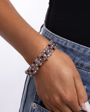 Paparazzi "Ladylike Lattice" Purple Bracelet Paparazzi Jewelry