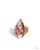 Paparazzi "Gatsby Gamut" Pink Ring Paparazzi Jewelry