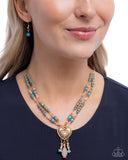 Paparazzi "Breathe a Sigh of Relief" Multi Necklace & Earring Set Paparazzi Jewelry