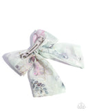 Paparazzi "BOW Together" Green Hair Clip Paparazzi Jewelry