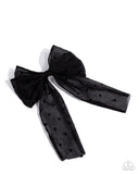Paparazzi "Here We BOW Again" Black Hair Clip Paparazzi Jewelry