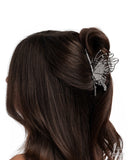 Paparazzi "Layered Landing" White Hair Clip Paparazzi Jewelry