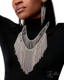 Paparazzi "Intrepid" 2025 Zi Collection Necklace & Earring Set Paparazzi Jewelry