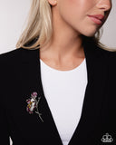 Paparazzi "Blooming Biosphere" Pink Brooch Pin Paparazzi Jewelry