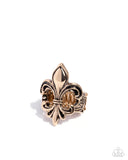 Paparazzi "Fleur de Lis" Gold Ring Paparazzi Jewelry