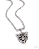 Paparazzi "Leopard Luminescence" Black Necklace & Earring Set Paparazzi Jewelry