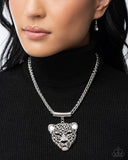 Paparazzi "Leopard Luminescence" Black Necklace & Earring Set Paparazzi Jewelry