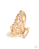 Paparazzi "Gliding Grace" Gold Hair Clip Paparazzi Jewelry