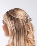 Paparazzi "Gliding Grace" Silver Hair Clip Paparazzi Jewelry
