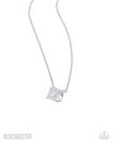 Paparazzi "Enjoy the GLOW" White Necklace & Earring Set Paparazzi Jewelry