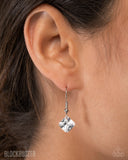 Paparazzi "Enjoy the GLOW" White Necklace & Earring Set Paparazzi Jewelry