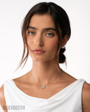 Paparazzi "Enjoy the GLOW" White Necklace & Earring Set Paparazzi Jewelry