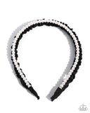 Paparazzi "Preppy Palooza" Black Head Band Paparazzi Jewelry