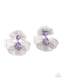 Paparazzi "Wiry Wisdom" Purple Post Earrings Paparazzi Jewelry