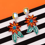 Paparazzi "Momentous Majesty" Orange Post Earrings Paparazzi Jewelry