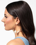 Paparazzi "Seashell Sonnet" Gold Post Earrings Paparazzi Jewelry