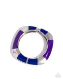 Paparazzi "Painted Perfection" Purple Bracelet Paparazzi Jewelry