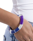 Paparazzi "Painted Perfection" Purple Bracelet Paparazzi Jewelry