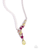 Paparazzi "Boisterous Ballet" Yellow Necklace & Earring Set Paparazzi Jewelry