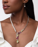 Paparazzi "Boisterous Ballet" Yellow Necklace & Earring Set Paparazzi Jewelry