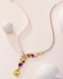 Paparazzi "Boisterous Ballet" Yellow Necklace & Earring Set Paparazzi Jewelry