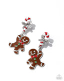 Paparazzi "Gingerbread Man" Multi Post Earrings Paparazzi Jewelry