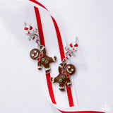Paparazzi "Gingerbread Man" Multi Post Earrings Paparazzi Jewelry