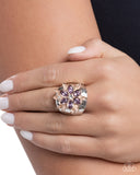 Paparazzi "Floral Fermata" Purple Ring Paparazzi Jewelry