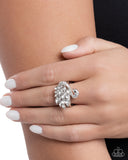 Paparazzi "Sensational Swan" White Ring Paparazzi Jewelry
