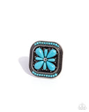 Paparazzi "Giving Grounded" Blue Ring Paparazzi Jewelry