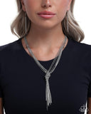 Paparazzi "Twisted Tapestry" White Necklace & Earring Set Paparazzi Jewelry