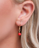 Paparazzi "Breathe a Sigh of Relief" Red Necklace & Earring Set Paparazzi Jewelry