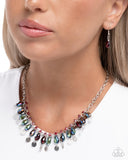 Paparazzi "Glimpse of Glitz" Red Necklace & Earring Set Paparazzi Jewelry
