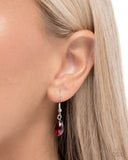 Paparazzi "Glimpse of Glitz" Red Necklace & Earring Set Paparazzi Jewelry