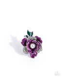 Paparazzi "Petaled Wonder" Purple Ring Paparazzi Jewelry