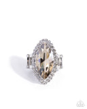 Paparazzi "Marquise Medley" Silver Ring Paparazzi Jewelry