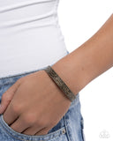 Paparazzi "Vintage Side" Brass Bracelet Paparazzi Jewelry