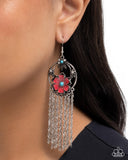 Paparazzi "Festive Fringe" Pink Earrings Paparazzi Jewelry