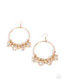 Paparazzi "Boss Level" Gold Earrings Paparazzi Jewelry